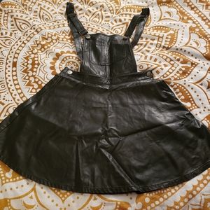 Faux Leather Skirt